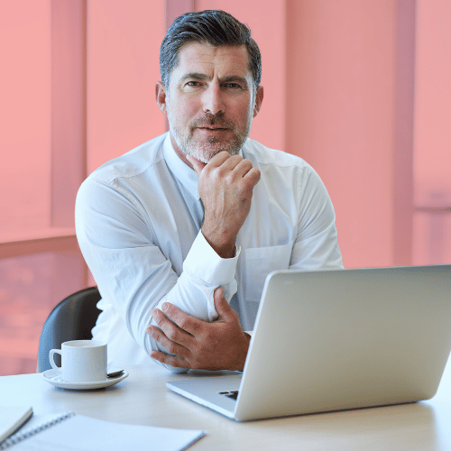 CEO Founder_frustrated morning dashboard_500x500